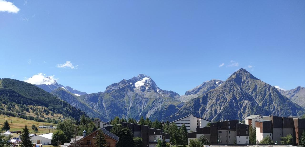 Residence Plein Sud A Cote Jandri Express, Front De Neige, Vue Splendide, Label 2 Alpes, Classe 2 Etoiles Tourisme เลส์เดอซาลป์ ภายนอก รูปภาพ