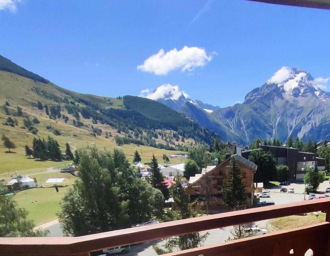 Residence Plein Sud A Cote Jandri Express, Front De Neige, Vue Splendide, Label 2 Alpes, Classe 2 Etoiles Tourisme เลส์เดอซาลป์ ภายนอก รูปภาพ