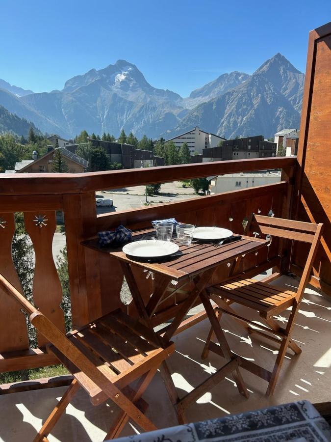Residence Plein Sud A Cote Jandri Express, Front De Neige, Vue Splendide, Label 2 Alpes, Classe 2 Etoiles Tourisme เลส์เดอซาลป์ ภายนอก รูปภาพ
